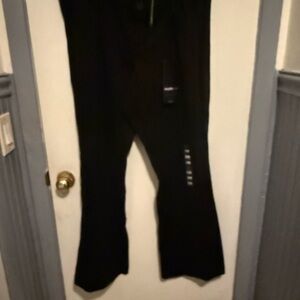 Studio By Torrid Black Ponte Regular Trousers